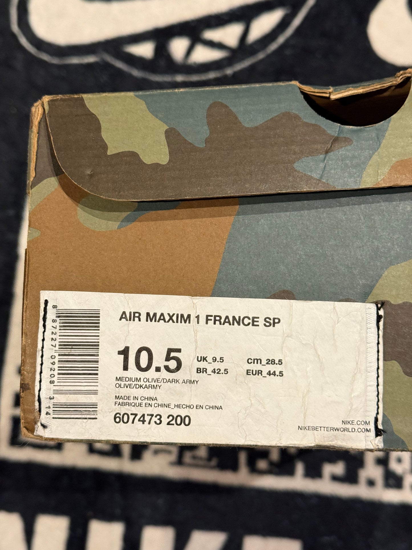 Nike Air Max 1 Camo France EU 44,5 - FLIPPR