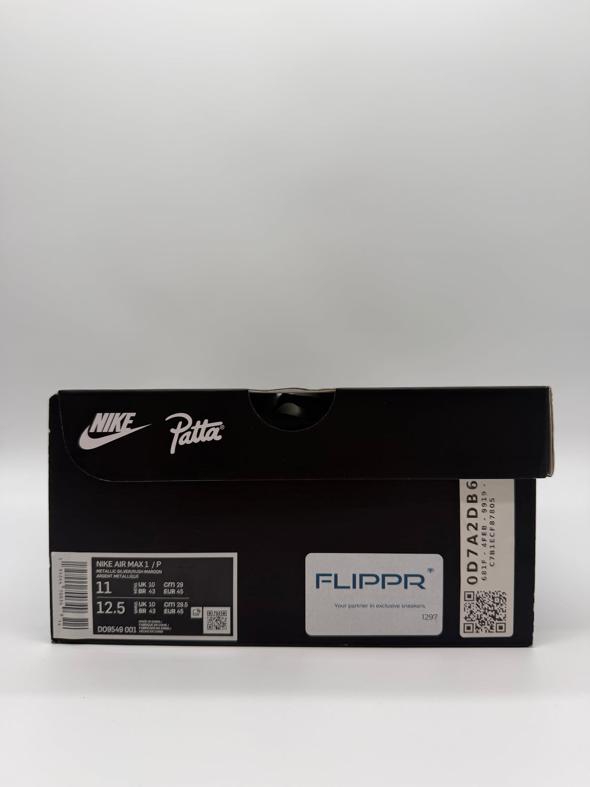 Nike Air Max 1 Patta Wave Maroon