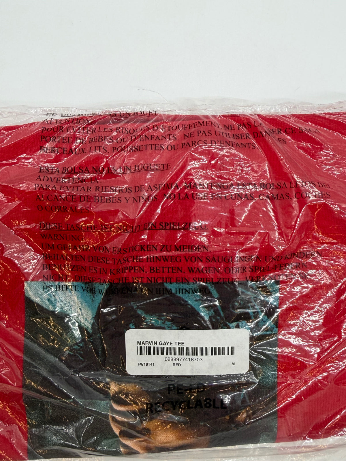 Supreme Marvin Gaye Tee (Red)