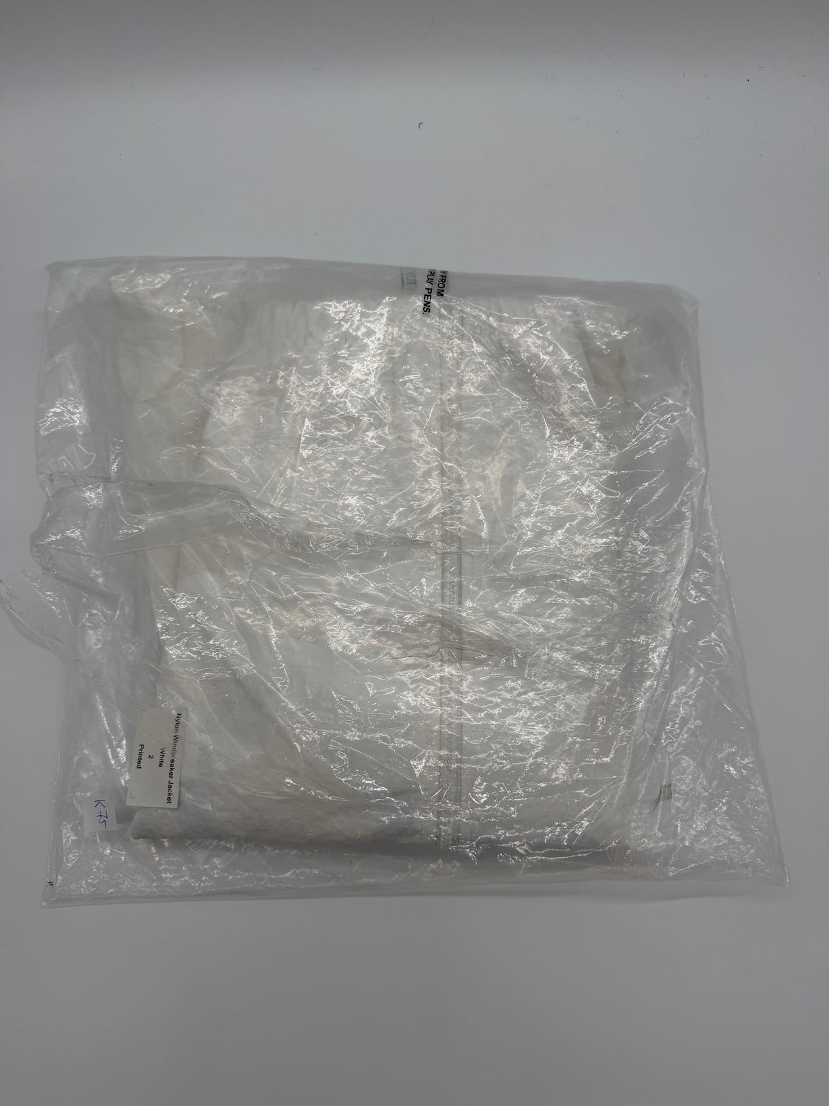 Yeezy Nylon Windbreaker Jacket White