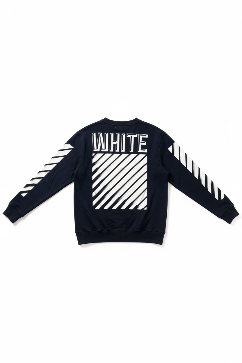Off-White Navy Long Tee