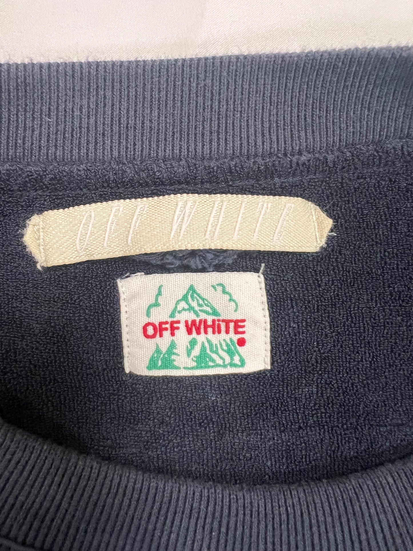 Off-White Navy Long Tee