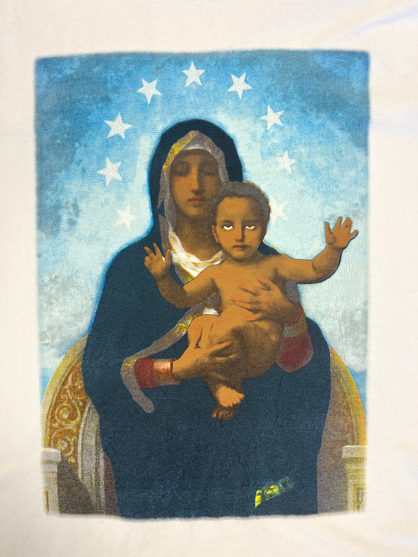 Denim Tears In The Arms Of The Black Madonna Tee White