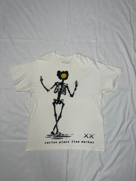 KAWS x Cactus Plant Flea Market T-shirt White - FLIPPR