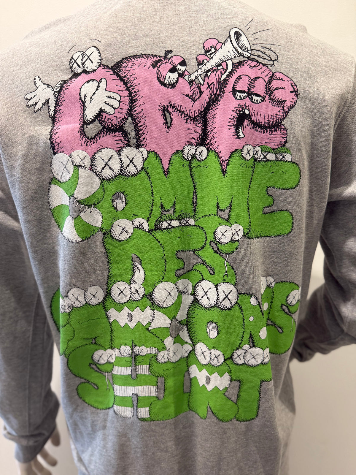 Comme des Garçons SHIRT x KAWS Zip Up Jacket 'Grey'
