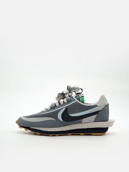 Nike LD Waffle Sacai CLOT Kiss of Death 2 Cool Grey - FLIPPR