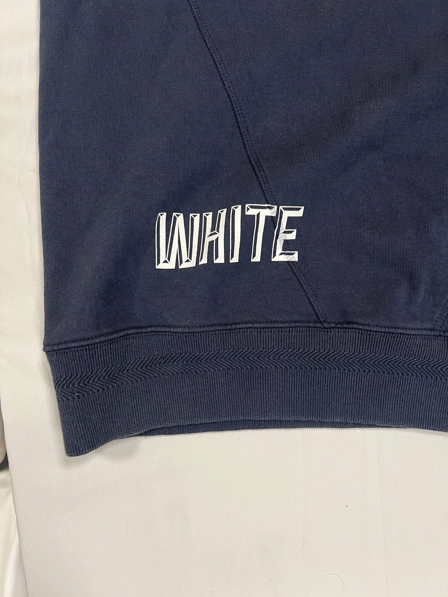 Off-White Navy Long Tee