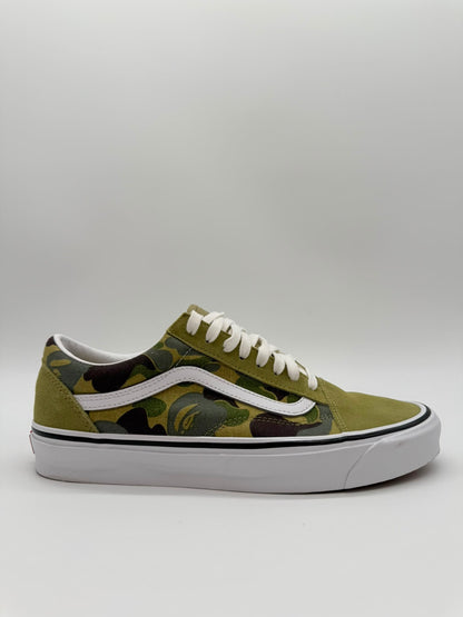 Vans Old Skool 36 DX Bape Green ABC Camo