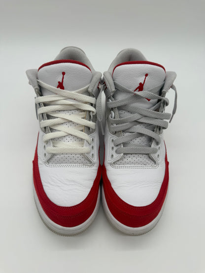 Jordan 3 Retro Tinker White University Red