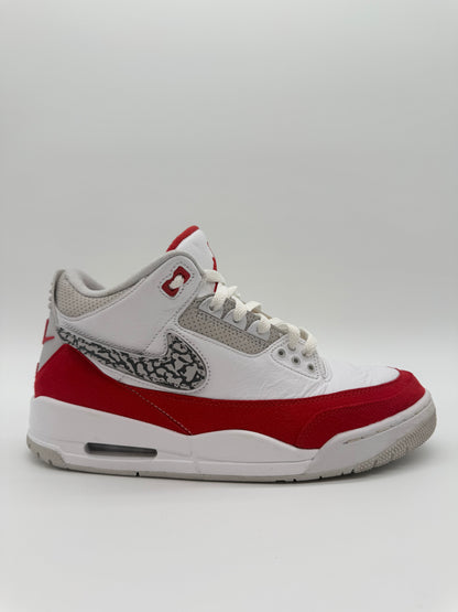 Jordan 3 Retro Tinker White University Red