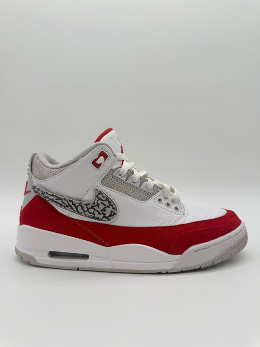 Jordan 3 Retro Tinker White University Red