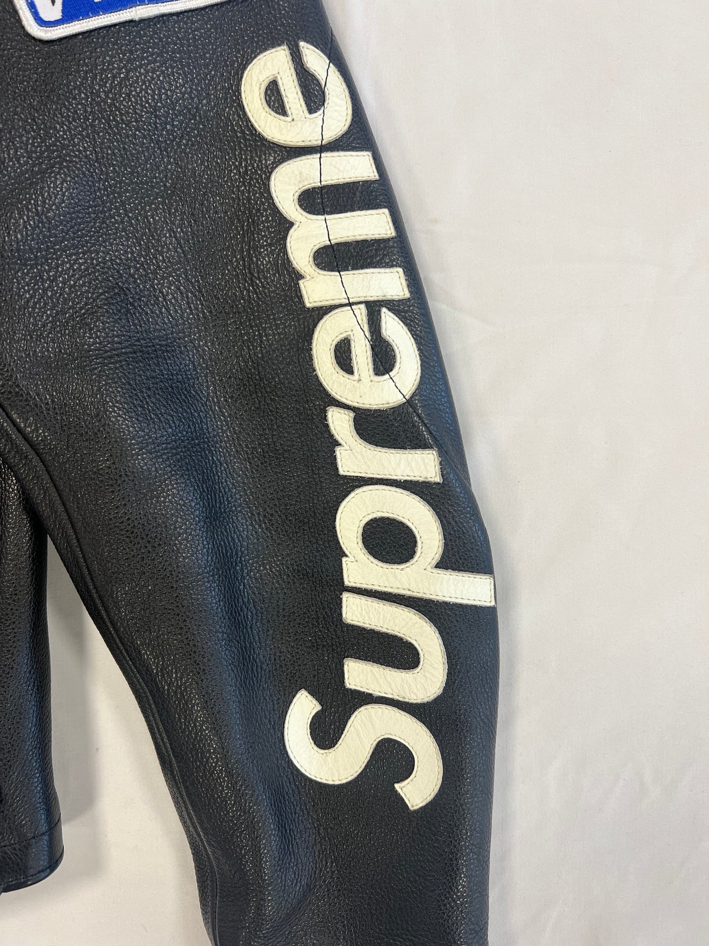 Supreme Vanson Leather Star Jacket Black
