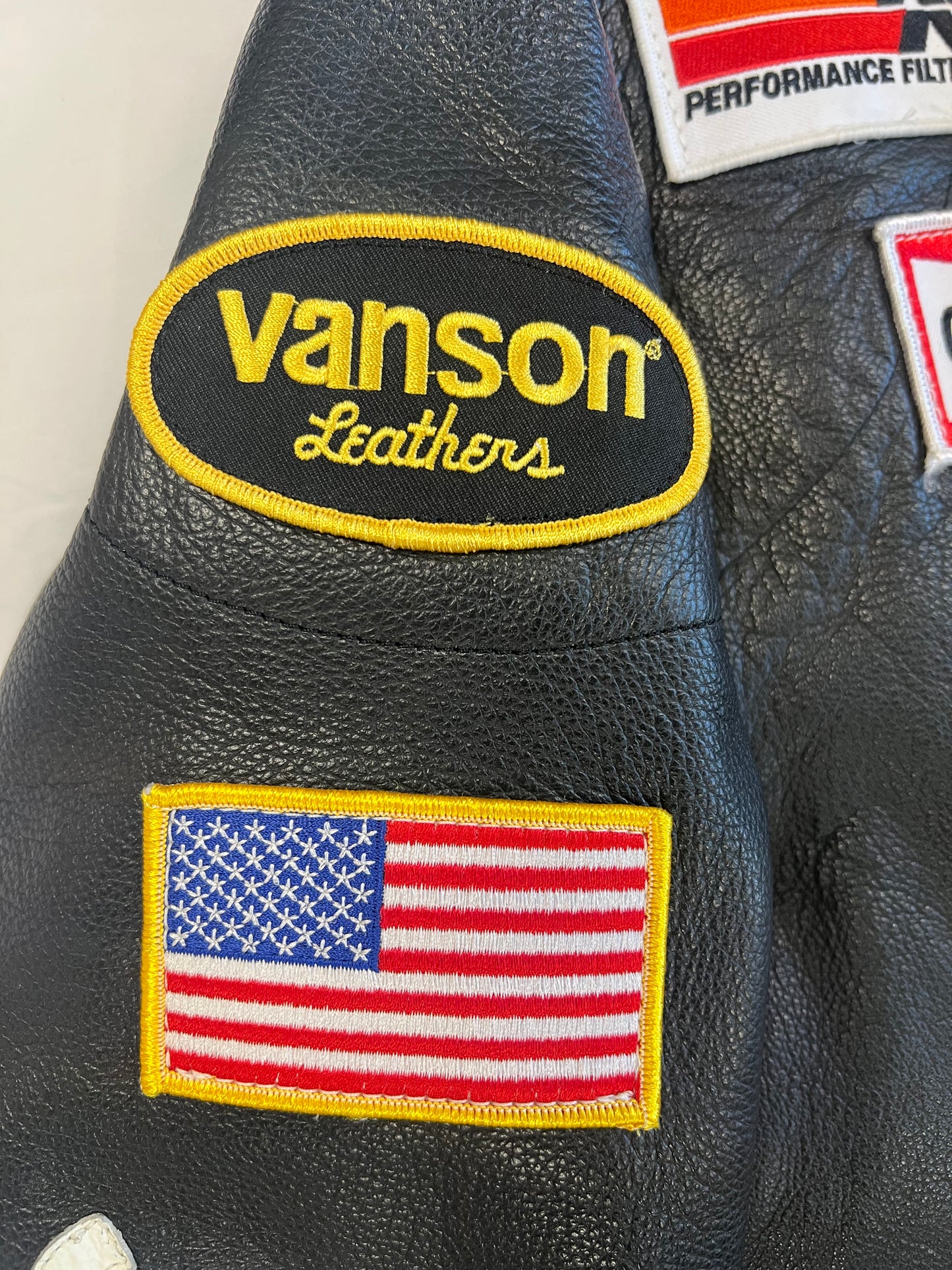 Supreme Vanson Leather Star Jacket Black