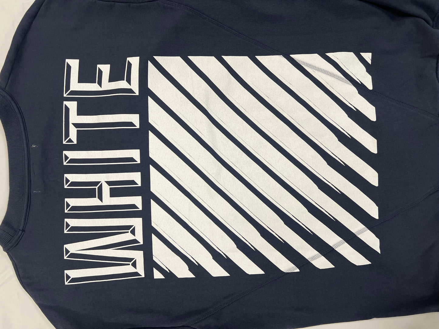 Off-White Navy Long Tee