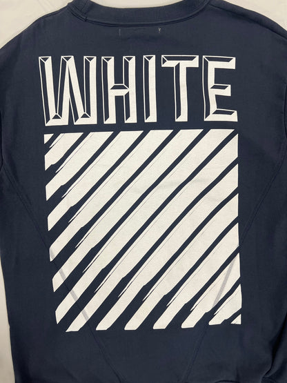Off-White Navy Long Tee