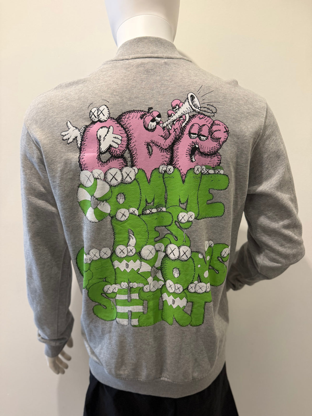 Comme des Garçons SHIRT x KAWS Zip Up Jacket 'Grey'