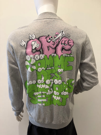 Comme des Garçons SHIRT x KAWS Zip Up Jacket 'Grey'