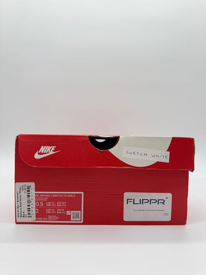 Nike Air Max 1 Schematic White