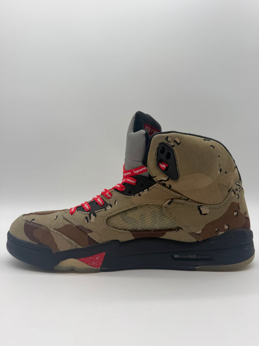 Jordan 5 Retro Supreme Desert Camo