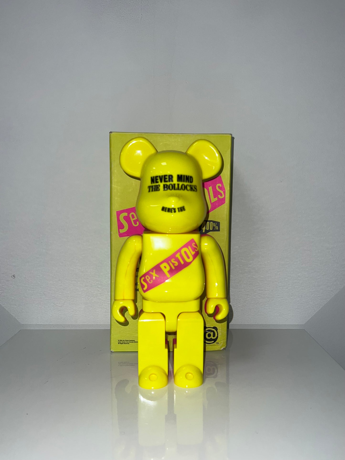 Bearbrick Sex Pistols – “Never Mind the Bollocks” (Yellow) – 2005 - FLIPPR
