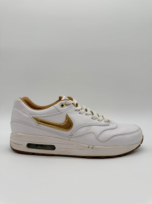 Nike Air Max 1 FB Woven White Metallic Gold