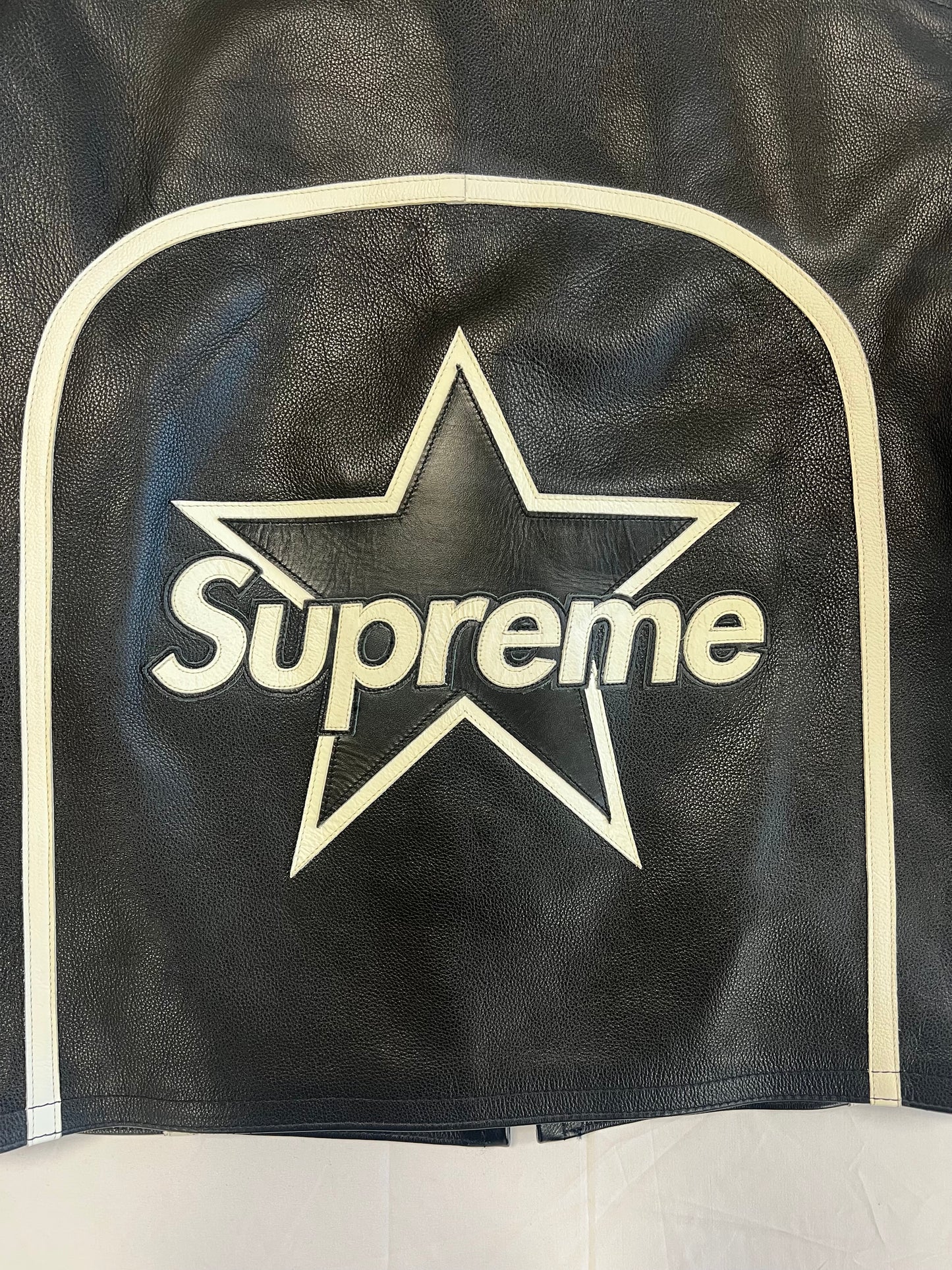 Supreme Vanson Leather Star Jacket Black