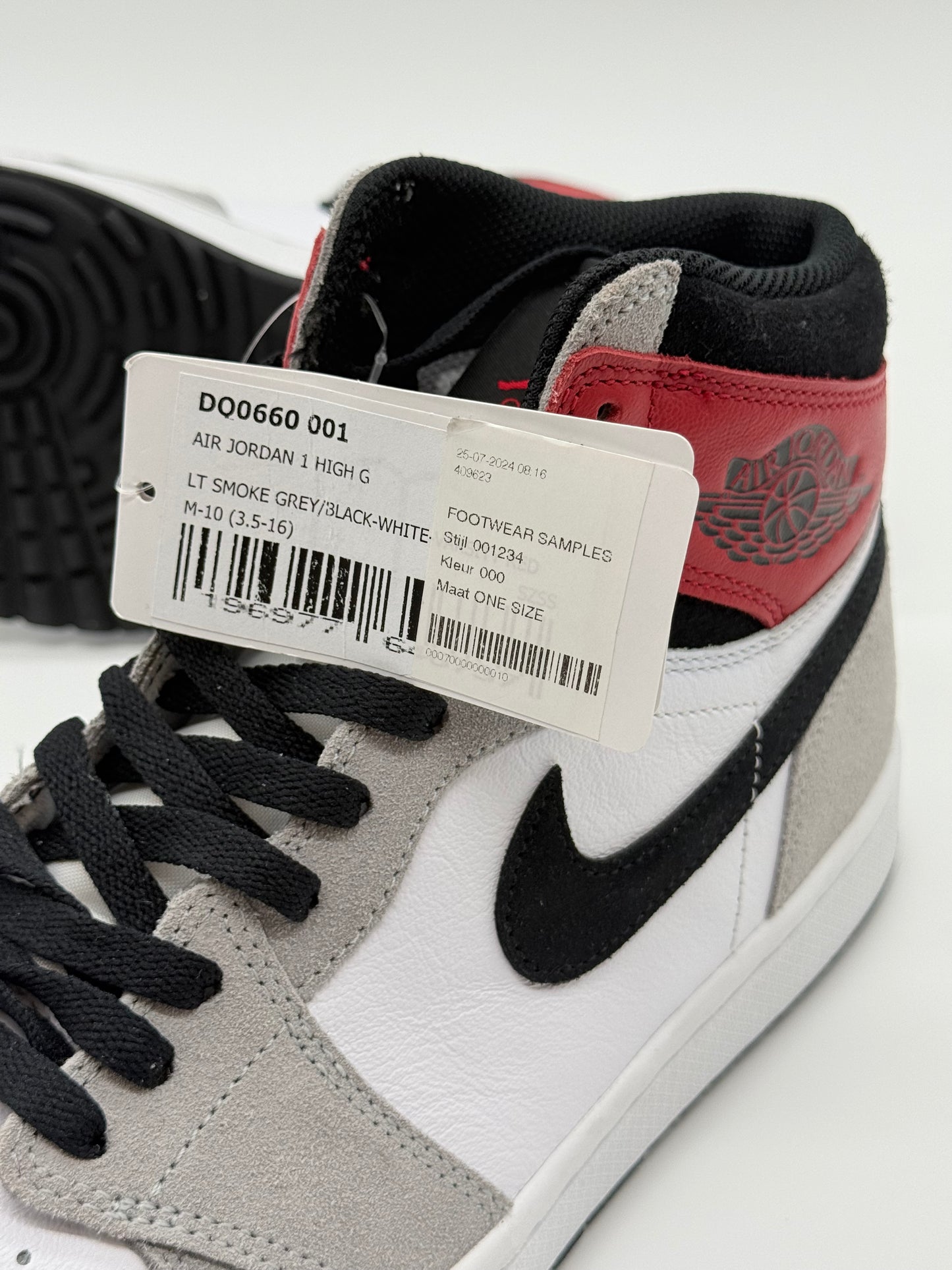 Nike Jordan 1 Golf smoke grey sample