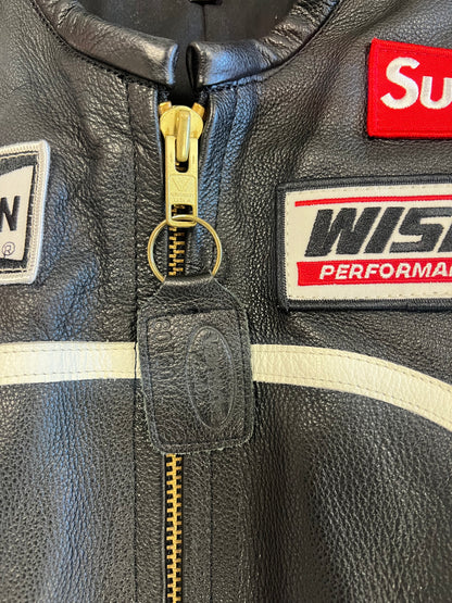 Supreme Vanson Leather Star Jacket Black