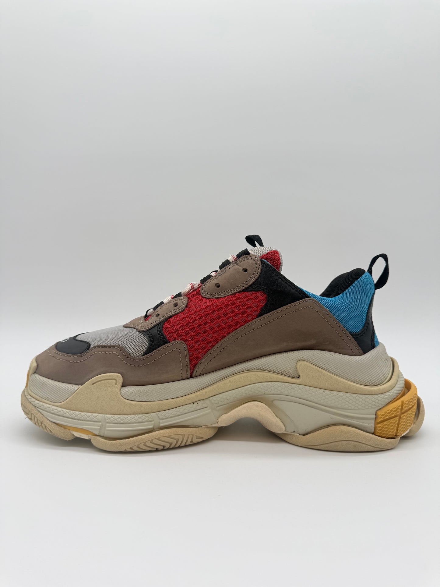 Balenciaga Triple S Grey Red Blue