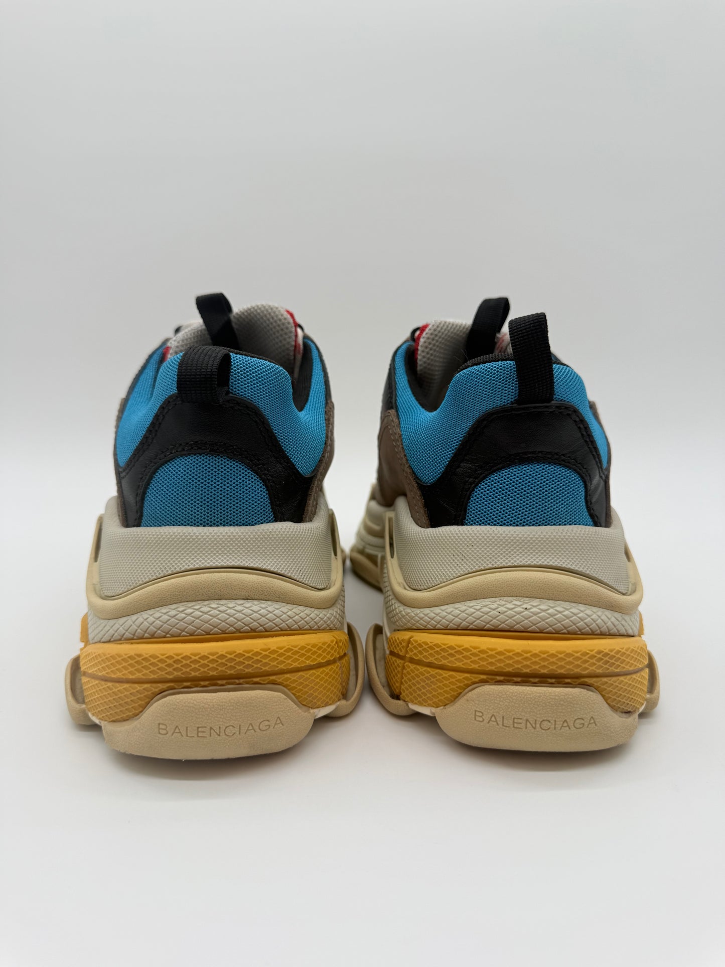 Balenciaga Triple S Grey Red Blue