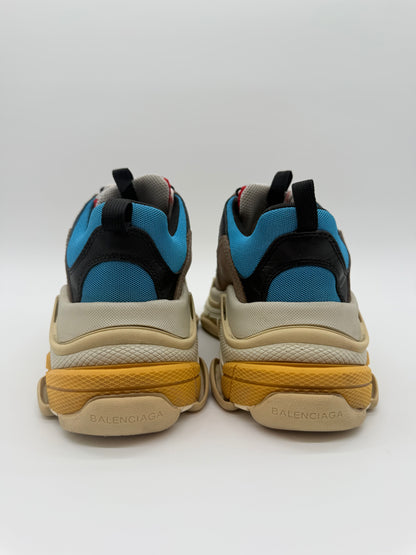 Balenciaga Triple S Grey Red Blue