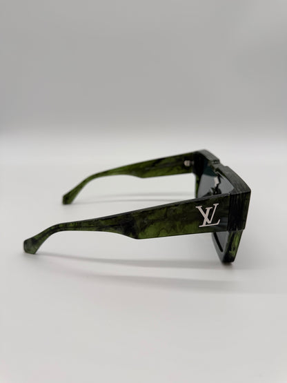 Louis Vuitton Sunglasses Cyclone Green Marble