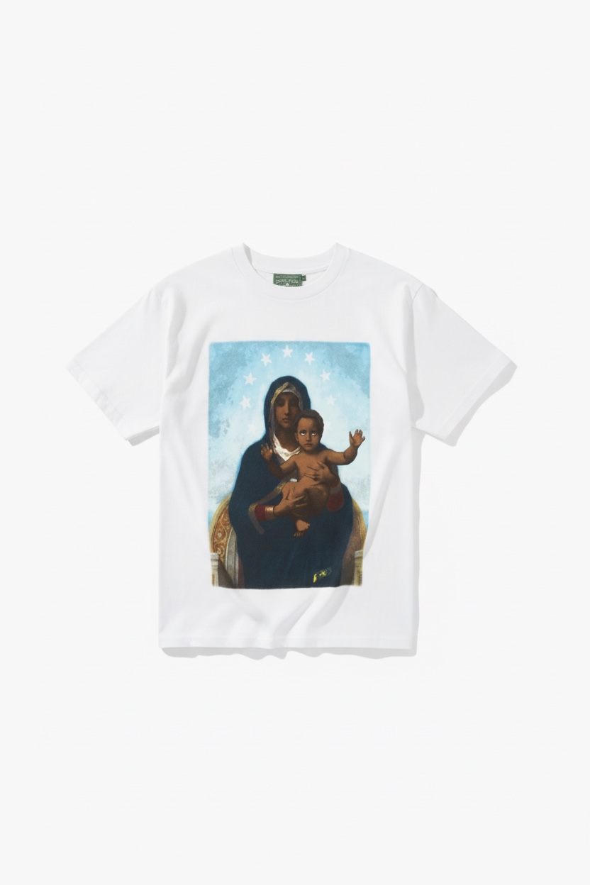 Denim Tears In The Arms Of The Black Madonna Tee White
