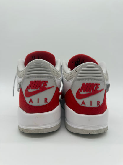 Jordan 3 Retro Tinker White University Red