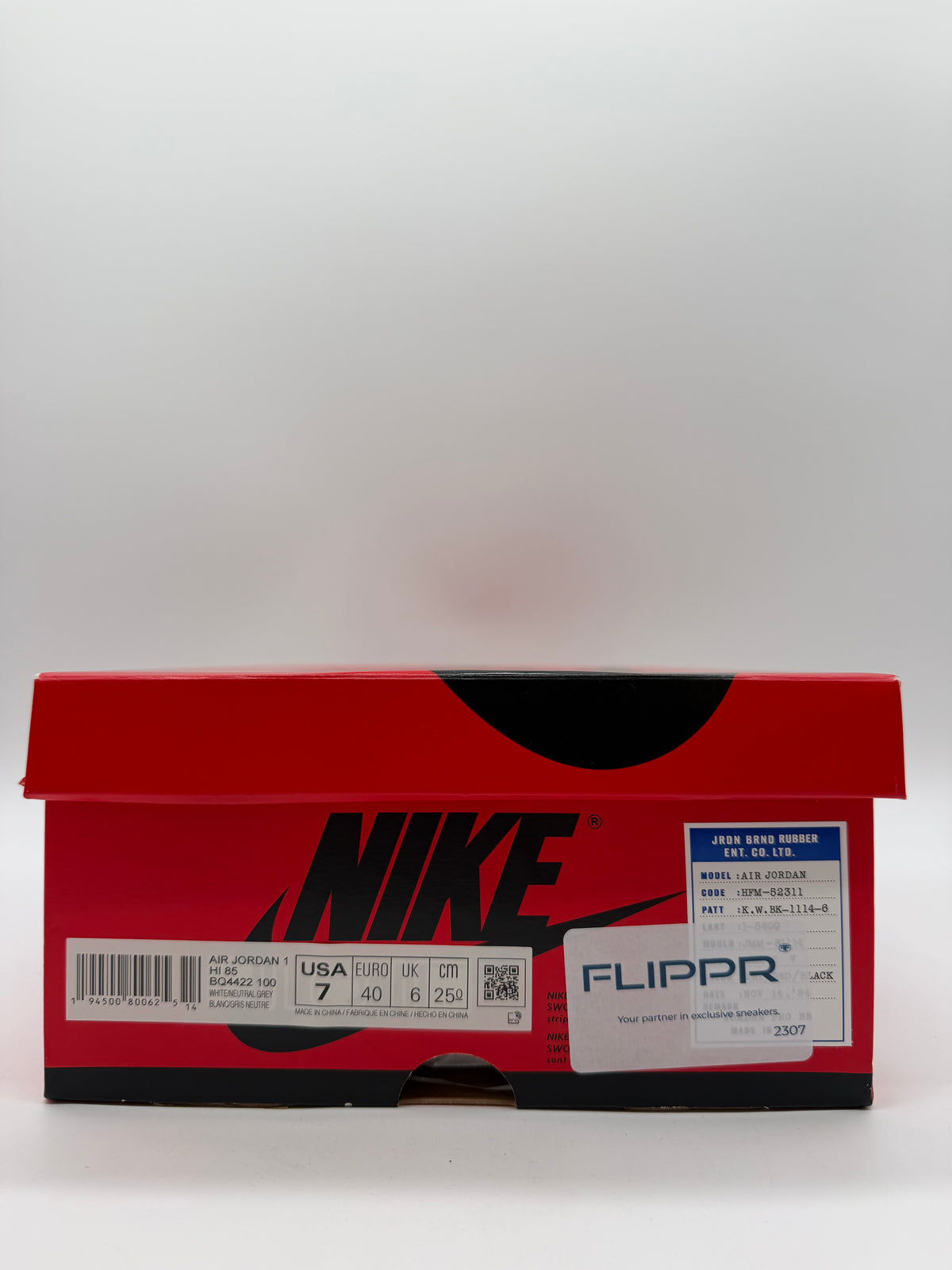 Jordan 1 Retro High '85 Neutral Grey