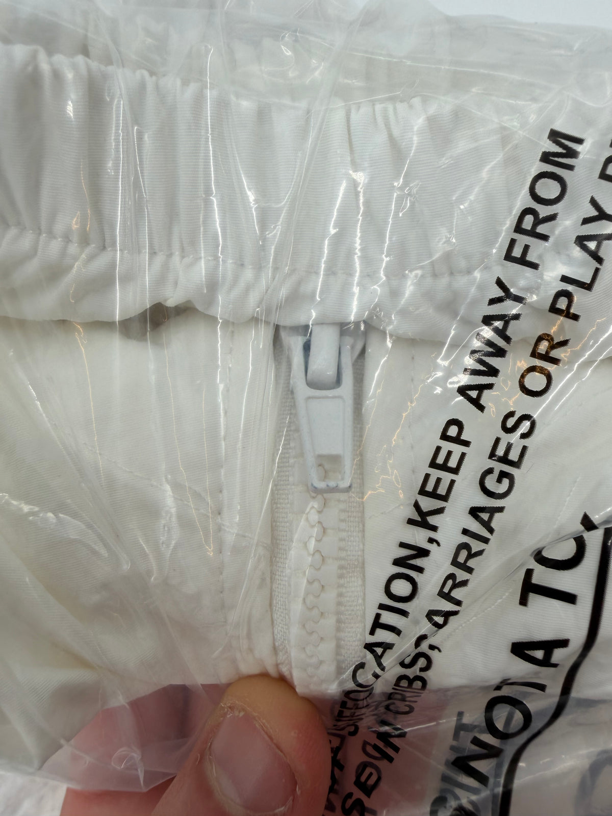 Yeezy Nylon Windbreaker Jacket White
