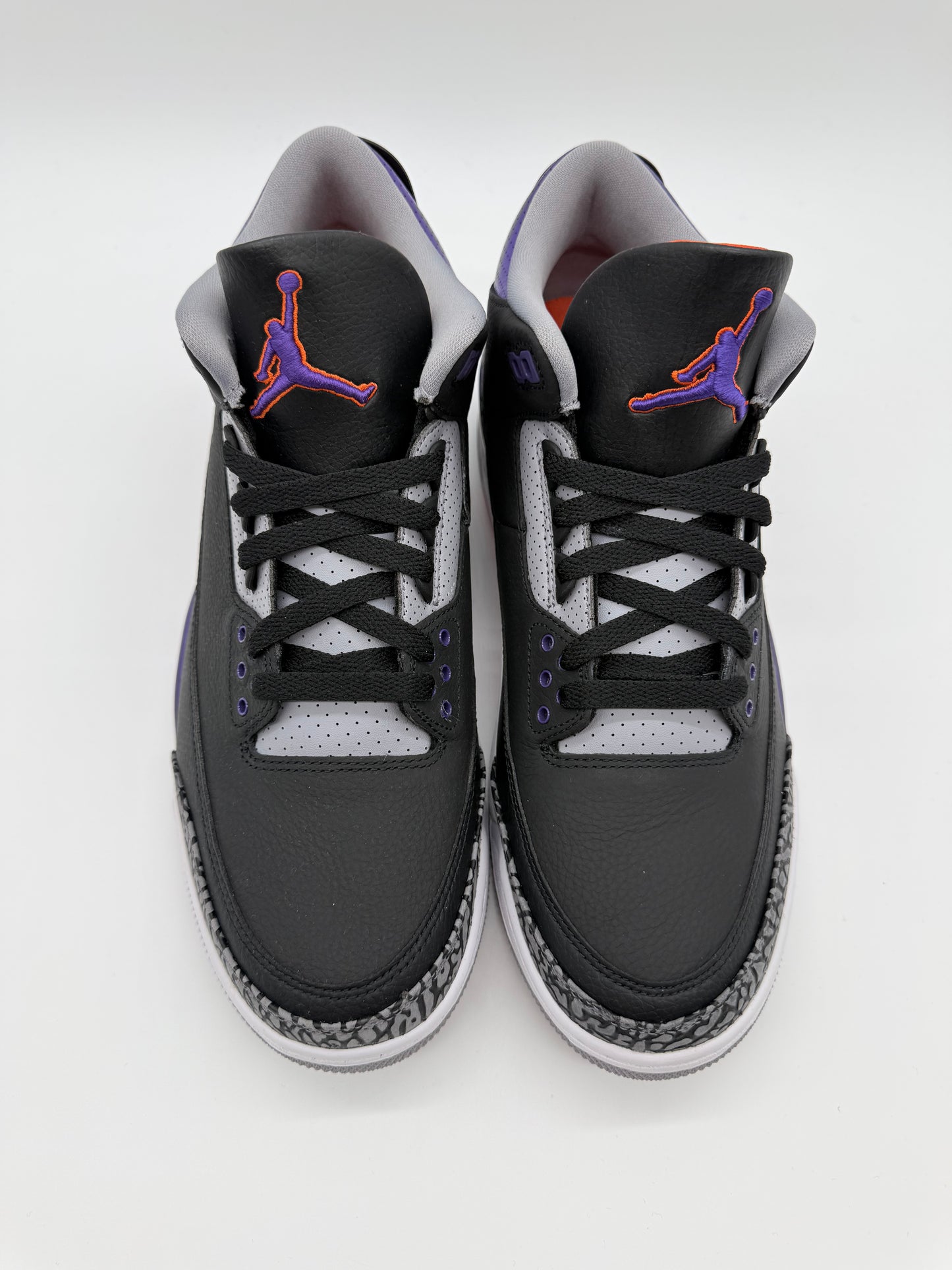 Jordan 3 Retro Black Court Purple