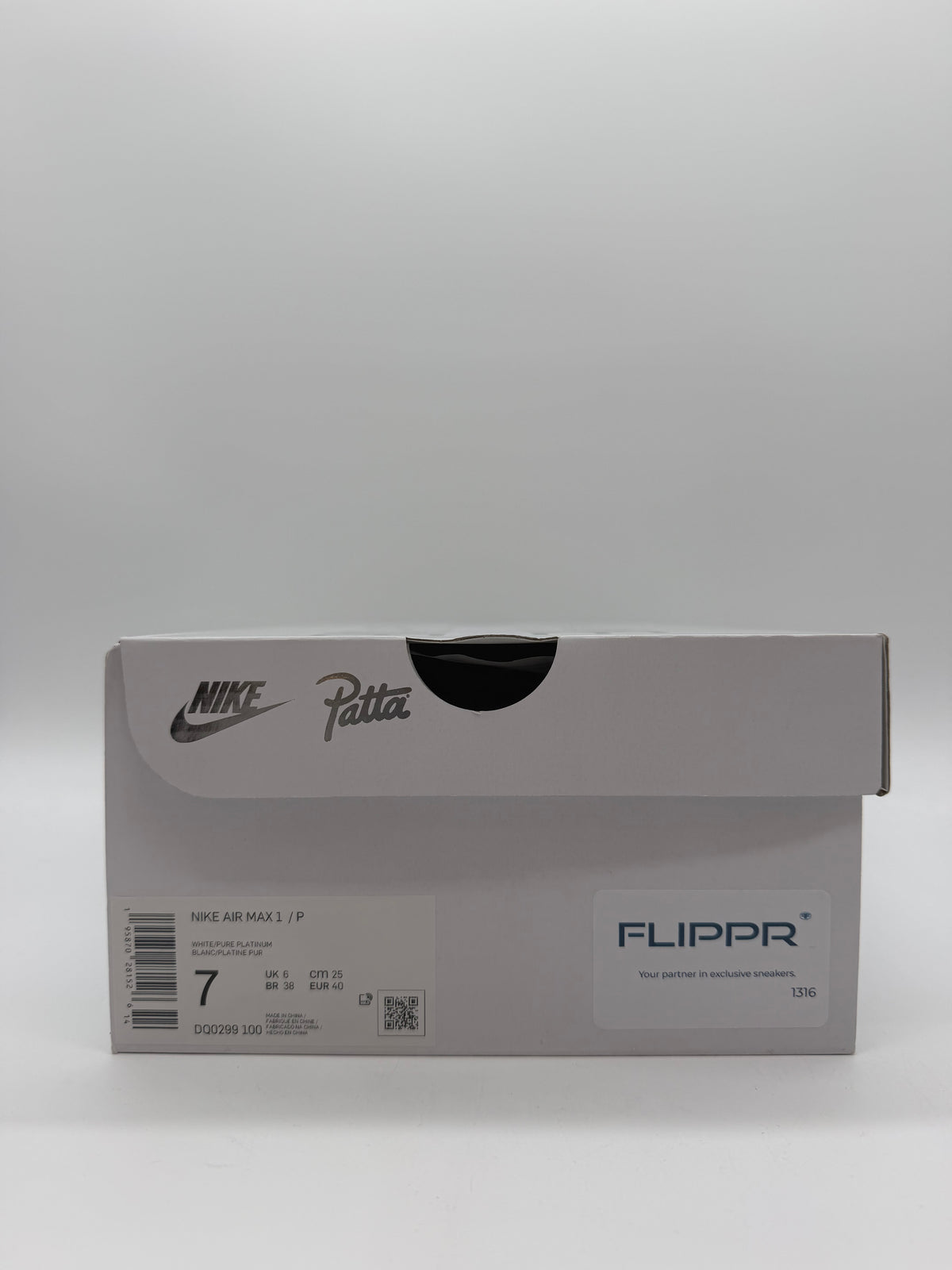 Nike Air Max 1 Patta Waves White
