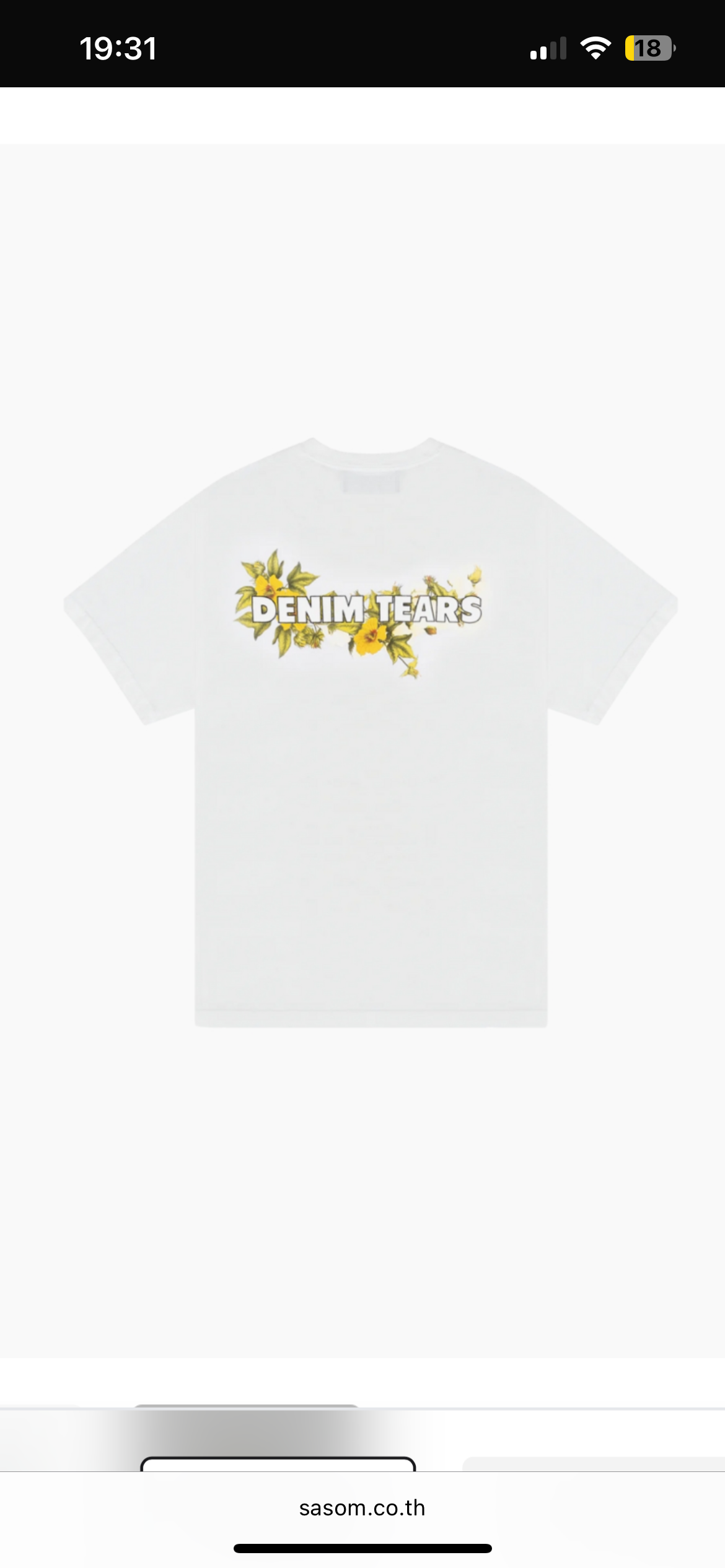 Denim Tears In The Arms Of The Black Madonna Tee White