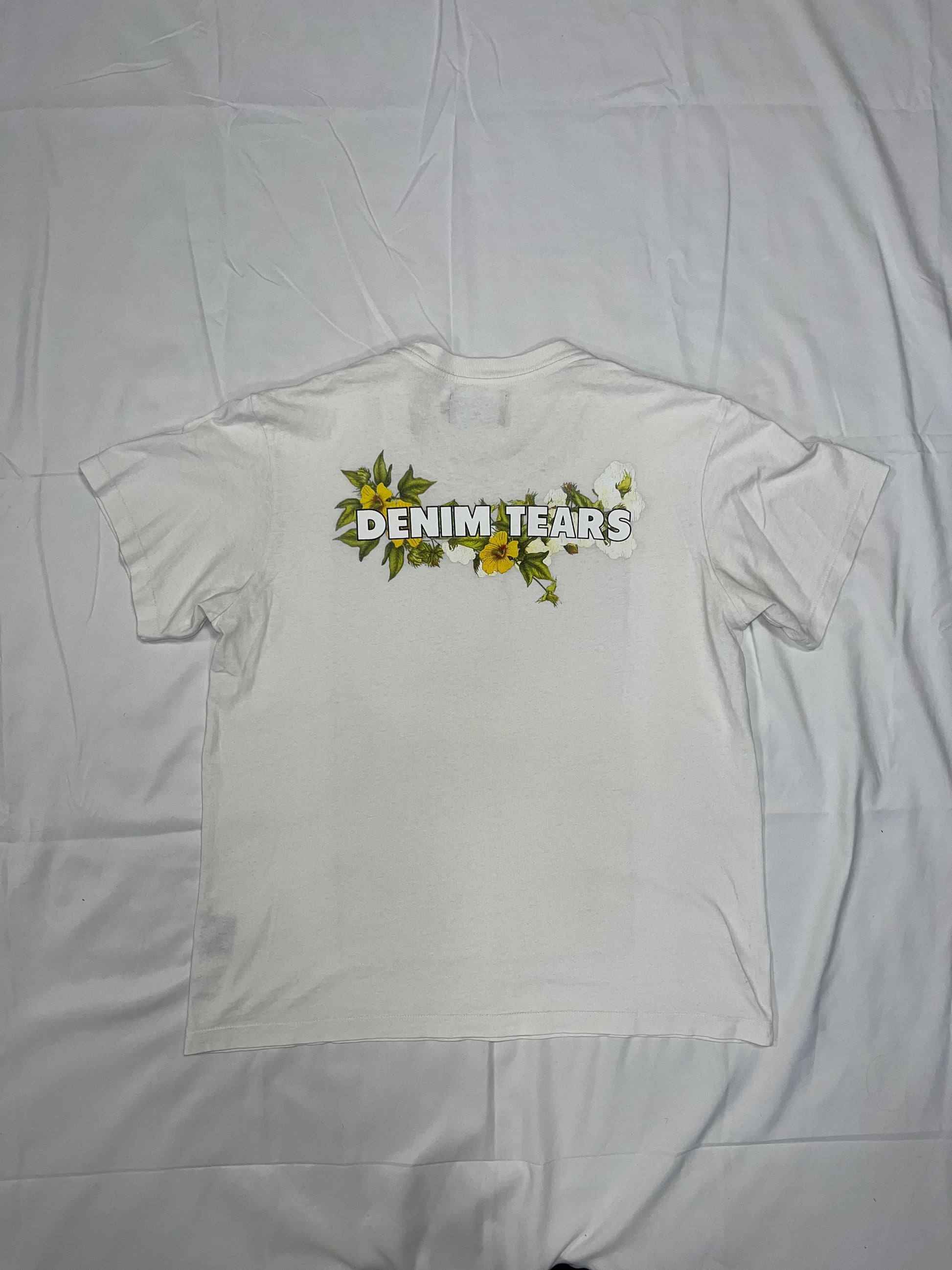 Denim Tears In The Arms Of The Black Madonna Tee White - FLIPPR