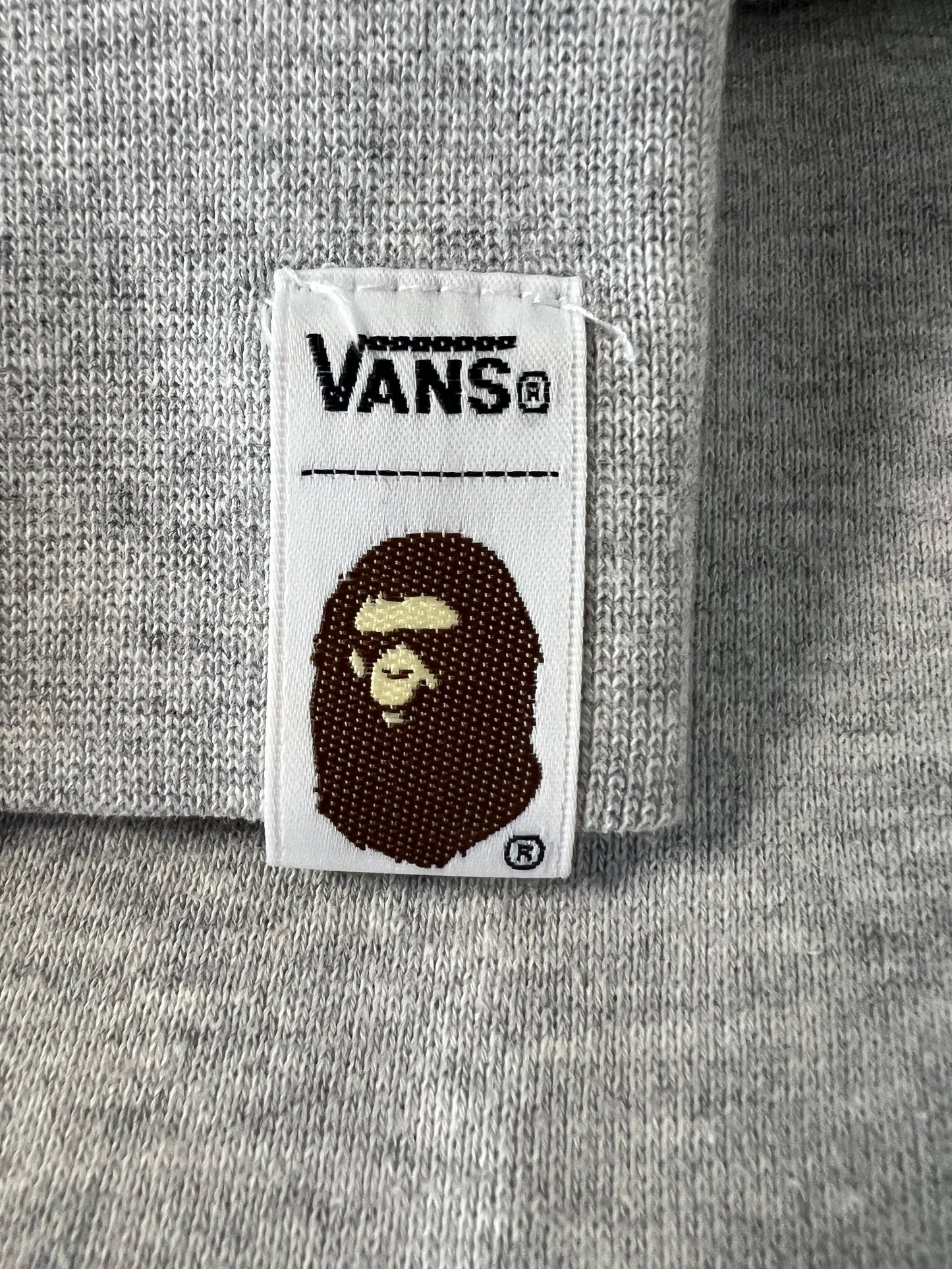 BAPE x Vans Pullover Fleece Hoodie Ash Heather