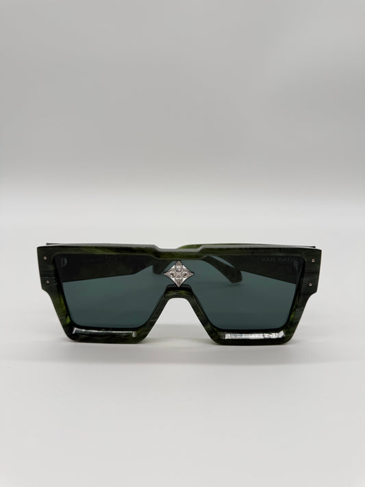Louis Vuitton Sunglasses Cyclone Green Marble