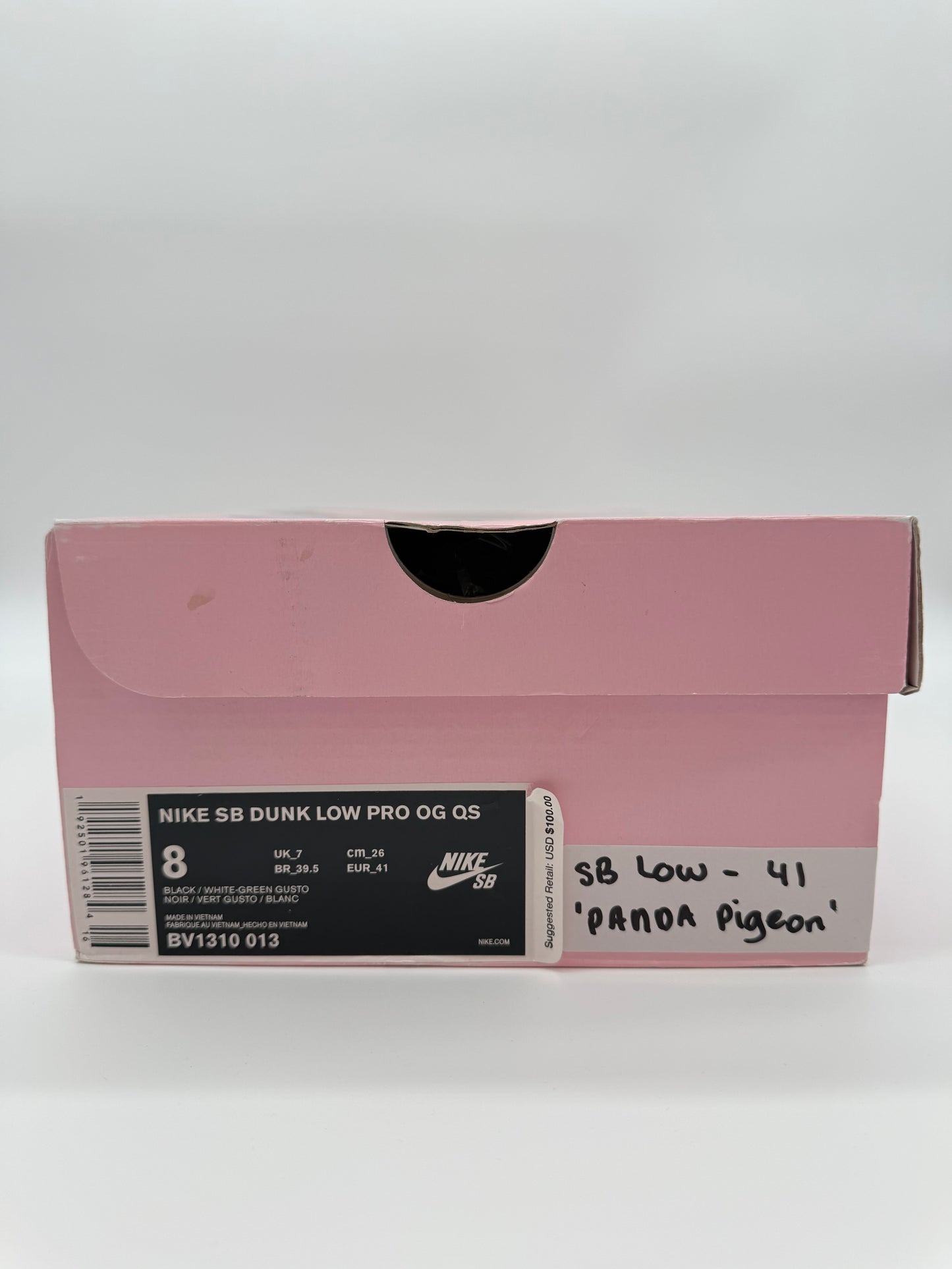 Nike SB Dunk Low Jeff Staple Signed Panda Pigeon