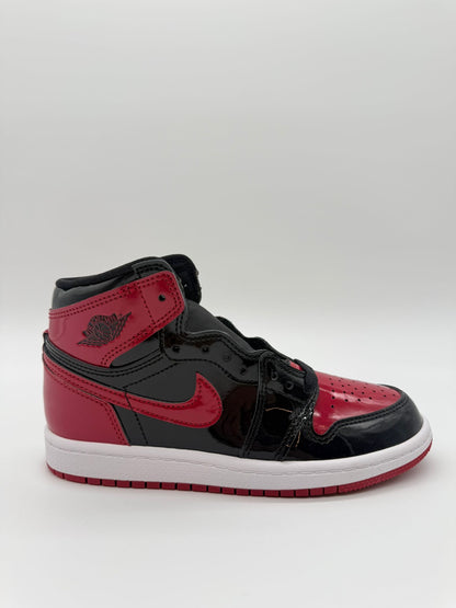 Nike Jordan 1 Retro High OG Patent Bred (PS)