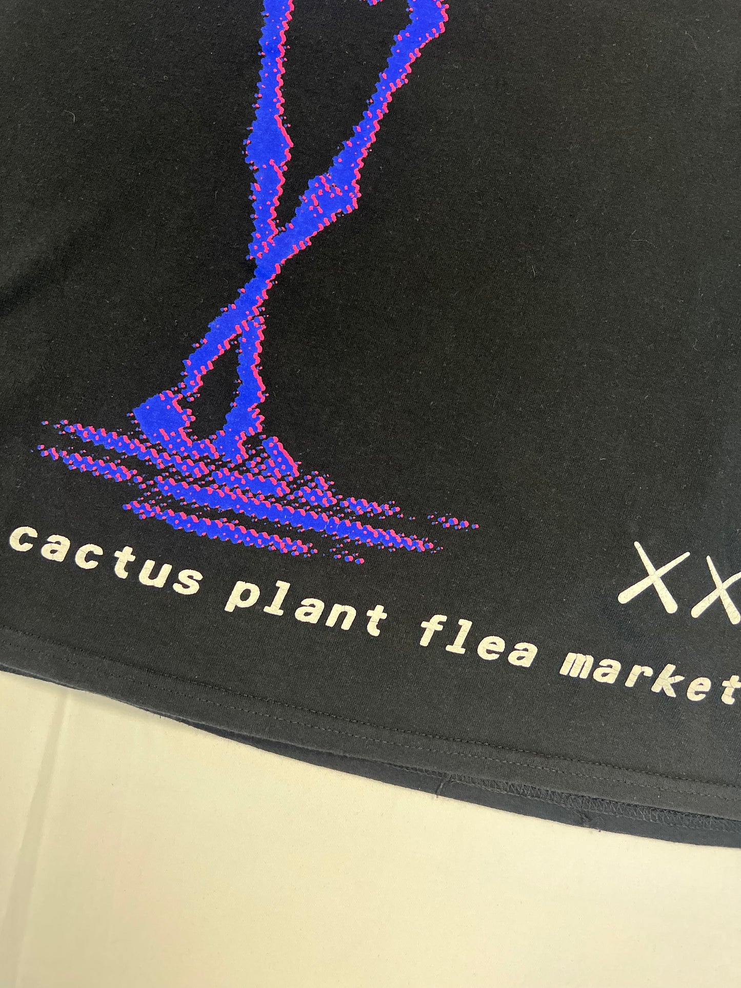 KAWS x Cactus Plant Flea Market T-shirt Black