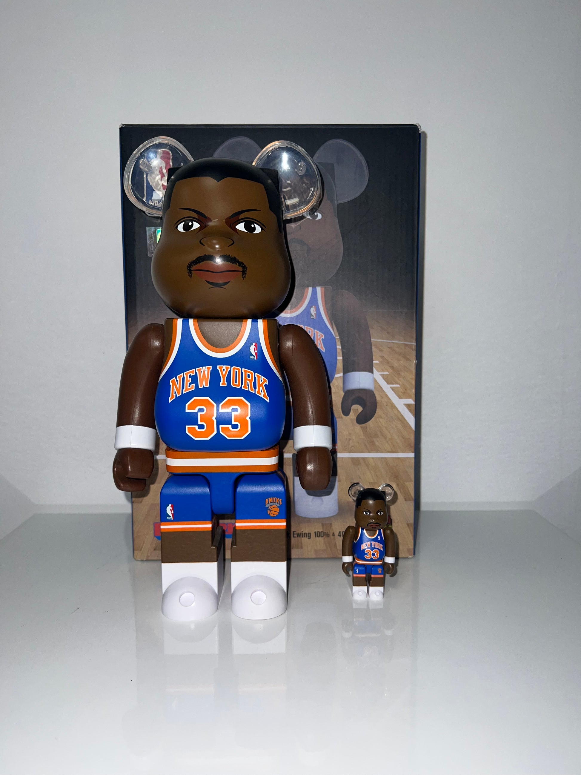 Bearbrick Patrick Ewing – Knicks #33 – 2021 | NBA edition - FLIPPR