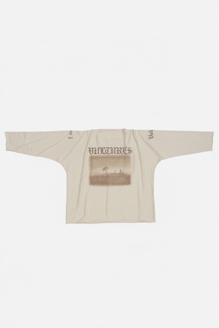Yeezy Vultures Long T White