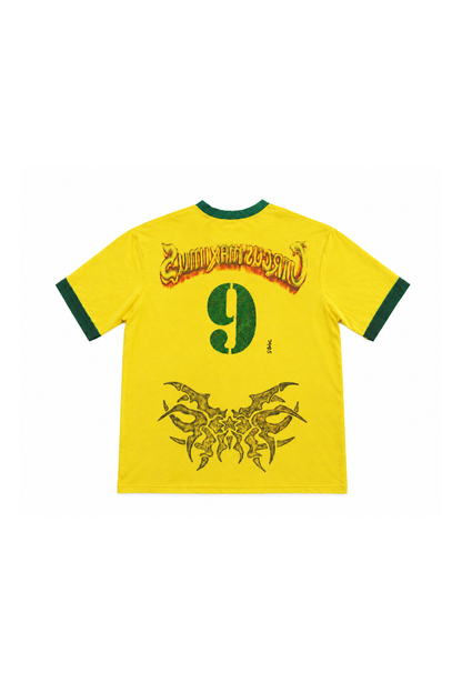 Travis Scott Brazil Soccer Jersey Yellow