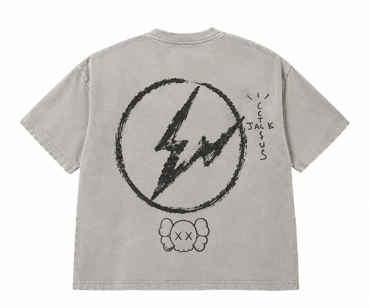 Travis Scott Cactus Jack + Kaws For Fragment Tee