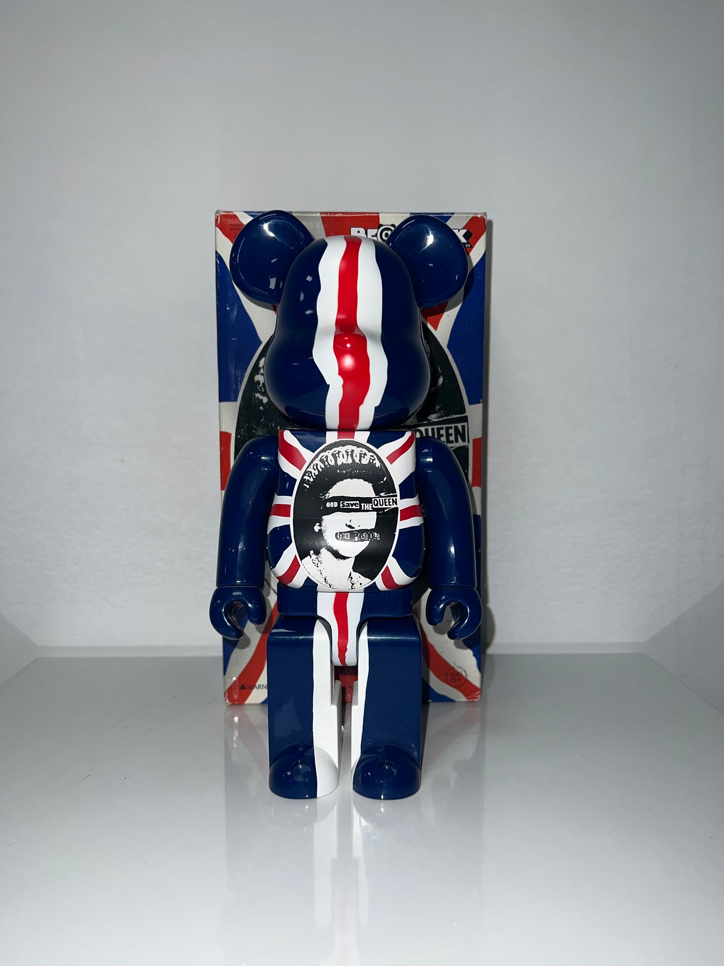 Bearbrick Sex Pistols – “God Save the Queen” (Blue) – 2005 - FLIPPR